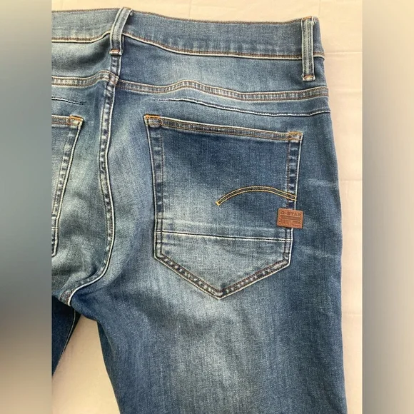 G-STAR RAW D-STAQ 5-POCKET men’s Slim width 33 length 32 light blue